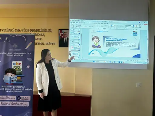 “İbtidai sinif şagirdlərinin ingilis dili biliklərinin əyləncəli şəkildə təkmilləşdirilməsi ” layihəsi icra olunmağa başlayıb